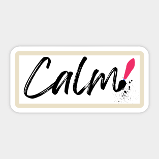 Keep Calm Sticker